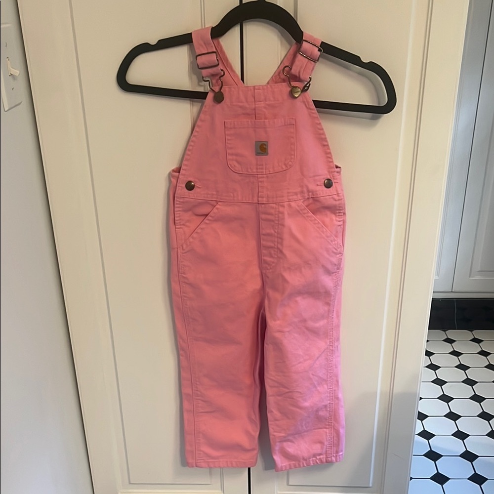 Carhartt Kids Pink Overalls